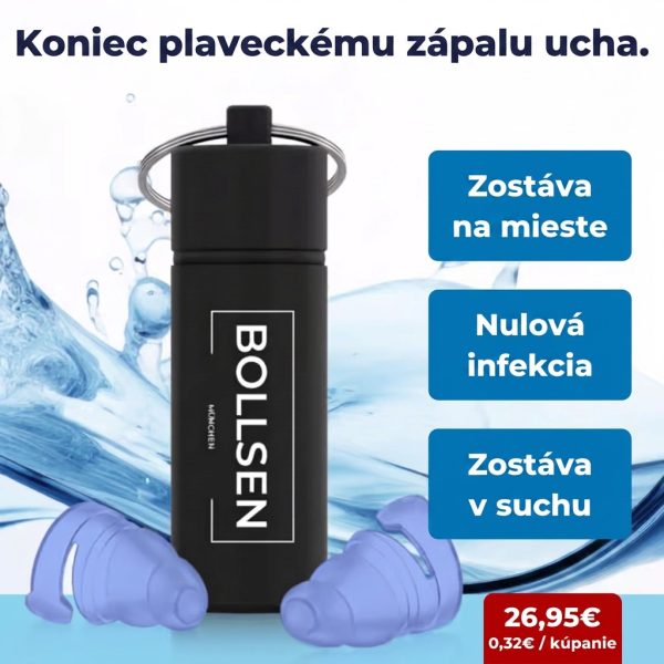 Watersafe+ Štuple do uší na plávanie