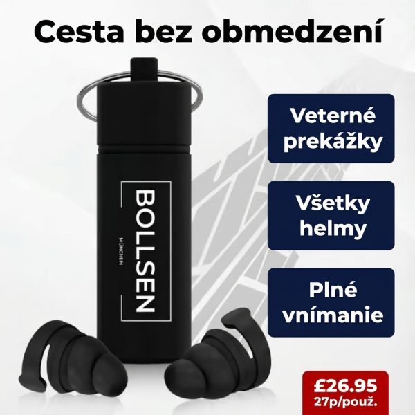 Moto+ Štuple do uší pre motocykle